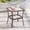 Brown, variant on ACEGOSES Outdoor Water-Proof and Rattan Powder-coated Steel and HIPS End Table, Grey/Brown