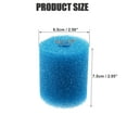 thumbnail image 4 of 4 Pcs Aquarium Pre Filter Foam Roll Foam Sponge Roll Intake Filter for Fish Tank Blue 7.5x6.5x2cm, 4 of 7