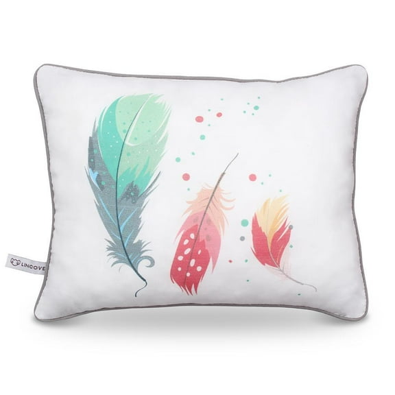 Lincove Feathers Print Pillow