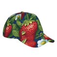 thumbnail image 3 of Balery Baseball Cap Adjustable Size for Running Workouts and Outdoor Activities All Seasons Dad Hat(Strawberry2), 3 of 8