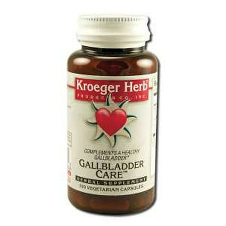 Gallbladder Care Kroeger Herbs 100 VCaps (Best Herbs For Gallbladder)