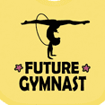 thumbnail image 4 of Inktastic Future Gymnast Cute Girls Girls Baby Bib, 4 of 4