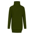 thumbnail image 6 of Besolor Women's Fall Winter Sweaters Turtleneck Long Sleeve Ribbed Knit Sweater Casual Soft Pullover Jumper Tops, 6 of 7