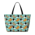 thumbnail image 2 of Easygdp Cute French Bulldog Bolsa de Viaje de Playa de Gran Capacidad, Bolsa Tote Perfecta para la Playa, Escapadas de Fin de Semana y Viajes, 2 of 7