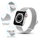 thumbnail image 2 of correa compatible con Apple Watch, malla de alambre ajustable de acero inoxidable magnético, 2 of 5