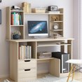 thumbnail image 4 of Bureau d'Ordinateur à Domicile, Table d'Étude de Rangement Polyvalente et Pratique, Aspect Simple pour Chambre, 4 of 7
