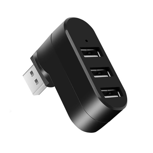Hub USB giratorio de 3 puertos USB 2.0 3.0 para computadora PC Laptop Mini Accesorios Hugtrwg Para estrenar