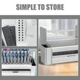 thumbnail image 3 of AURARMLET Multipurpose Plated Silver Tool Storage Rack with Drawer Portable Organizer for Home Garage, 3 of 8