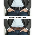 thumbnail image 2 of Maikun Belts for Men Reversible Leather Belt Dress Casual Men Belts One Belt Reverse For 2 Sides, 2 of 6