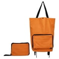 thumbnail image 4 of Clearance Under $6.19Foldable Grocery Cart Bag, Rolling Shopping Tote with Smooth Wheels, Heavy Duty Collapsible Laundry Trolley for Market Trips and Travel, 4 of 4