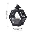 thumbnail image 3 of Tainini Vintage LED,Battery Powered Camping Lamp Outdoor Hanging Lantern Flickering Flame Rechargeable Retro Lanterns Remote Control Light Non-Solar, 3 of 7