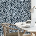 thumbnail image 6 of Tempaper Vintage Vine Blue Peel and Stick Wallpaper, 20.5" x 16.5', 6 of 6