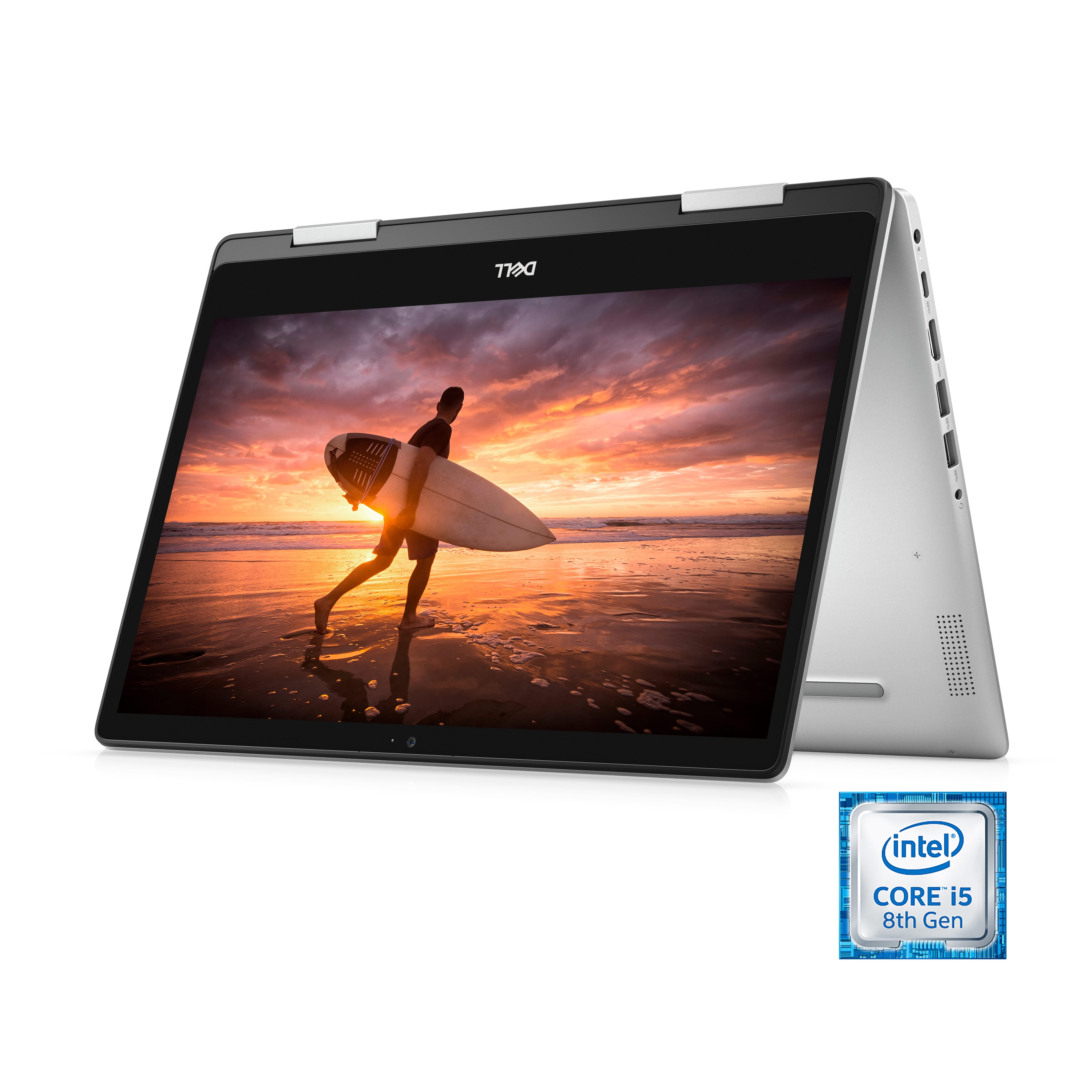 Dell Inspiron 14 5482 2-in-1 Touchscreen Laptop, 14", Intel Core 8GB RAM, 256GB SSD, Intel UHD Graphics 620, Windows 10 Home, i5482-5182SLV-PUS - Walmart.com