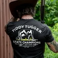 thumbnail image 2 of Combat Iron Tiddy Tugger 1990 State Champions Men's T-Shirt S / Black, 2 of 5