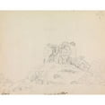 thumbnail image 2 of James Moore 18x15 Black Ornate Wood Framed Double Matted Museum Art Print Titled - Hawarden Castle, Flintshire, Wales (1791), 2 of 5
