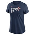 thumbnail image 2 of Women's Nike Jose Altuve Navy Houston Astros 2025 City Connect Fuse Name & Number T-Shirt, 2 of 3