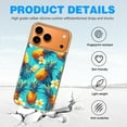 thumbnail image 4 of Case For Apple iPhone Air / 17 Pro / 17 Pro Max Series Case, Slim Thin Transparent Flexible Clear TPU Shockproof Phone Case For iPhone 17 Series, Pineapple Flowers Summer, 4 of 6