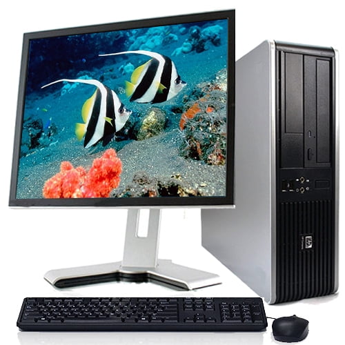 HP Desktop PC Bundle Windows 10 Intel 2.13GHz Core 2 Duo Processor 4GB