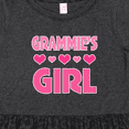 thumbnail image 4 of Inktastic Grammie Girl Granddaughter Girls Toddler Dress, 4 of 5