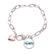 thumbnail image 1 of Pulsera de cadena de corazón joyería encanto moda, 1 of 3