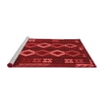 thumbnail image 2 of Ahgly Company Machine Washable Indoor Square Southwestern Red Country Area Rugs, 3' Square, 2 of 4