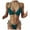 Style 5-Green, variant on 3 Piece Bikini Sets For Women Women's Halter Thong Bikini Top String Micro Triangle Bikini Top Swimsuit Black Small