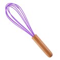 thumbnail image 1 of Fouet de Cuisson en Fil de Silicone Premium, Batteur à Œufs en Silicone en Acier Inoxydable, Batteur à Œufs Coloré, Mélangeur, Outils de Cuisson 10 Pouces, 1 of 5
