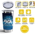 thumbnail image 3 of Mama Bear Gift Mama 20oz Tumbler with Lid and Straw Stainless Steel Insulated Tumblers Coffee Travel Mug Cup Gift 2 Cubs Bear Gift Mother‘s Day Gifts (Tumbler 2 Cubs), 3 of 6