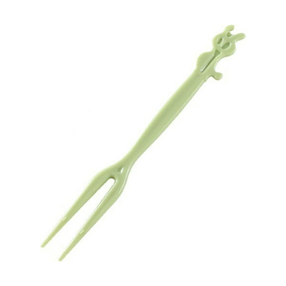 Rkxzt Cake Sticks Disposable Plastic Fruit Forks 50 Pack Two Tooth Dessert Cake Forks 8.5cm Cocktail Appetizer Utensils Kitchen Supplies|Plastic,Pink