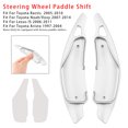 thumbnail image 2 of Steering Wheel Paddle Shifter Extension For Toyota Ractis Lexus Aluminium Silver, 2 of 13