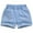 Blue#2, variant on Utoimkio Toddler Girls Elastic Waisted Denim Shorts Pull On Short Pants Summer Clothes Size 3-10T