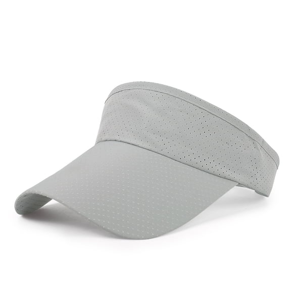Lumtrix Sports Sun Visor Hats Adjustable Cooling Athletic Visors Hat Baseball Caps for Women Men Golf Tennis Cycling Running Gray One Size