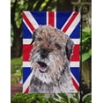 thumbnail image 3 of Carolines Treasures SC9865GF Border Terrier With Engish Union Jack British Flag Flag Garden Size, 3 of 3