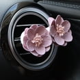 thumbnail image 3 of Clip De Perfume Para Coche Decoración De Flores Ambientador Aire Acondicionado De Automóvil Ventilación Fragancia Sólida Difusor De Olor Accesorios 2 Unids/Set Eigraketly VI009093-00, 3 of 6