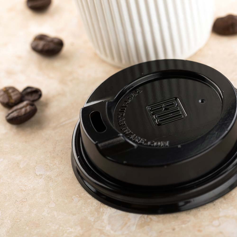  Restaurantware LIDS ONLY: 500 Disposable White BPA Free Coffee  Cup Lids With Red Heart Stopper Plugs - Fits 8-OZ, 12-OZ, 16-OZ & 20-OZ  Cups: Perfect for Coffee Shops & Restaurant Takeout 