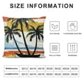 thumbnail image 5 of JEUXUS Hawaii Summer Beach Tropical Coconut Palm Tree Sunglasses Throw Pillow Cover,Beach Lover Gifts,Summer Lover Gifts Summer Vibes Decorative Cushion Cover for Beach House, 5 of 5