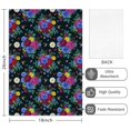thumbnail image 2 of 2 Pcs Pioneer Flower Floral Print Pattern Kitchen Towels, Funny Microfiber Dish Towel Set, 18" X 26" Tea Towels, 2 of 6