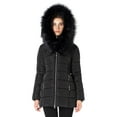 thumbnail image 2 of Point Zero Veste avant Zippée avec Doublure en Fourrure Tonale Noire, 2 of 2