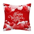 thumbnail image 7 of Vikakiooze Valentine's Day Pillow Case Glitter Sofa Throw Cushion Cover Home Decor, 7 of 7
