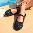 thumbnail image 5 of Lenago Flat Shoes for Women Wide Width Round Toe Walking Shoes Casual Womens Dress Shoes Office Shopping Party Travel Black Size-6, 5 of 10