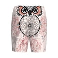 thumbnail image 2 of Lsque Dreamcatcher With Owl Mens Sleep Pajama Shorts,Short Pajama Pants, Cotton Ultra-Soft Knit-Large, 2 of 9