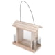 thumbnail image 2 of Comedero para pájaros, colgante para exteriores, casa de madera, herramienta de alimentación para pájaros, decoración al aire libre de jardín y patio, 2 of 5
