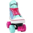 thumbnail image 5 of Lenexa Roller Skates for Girls - Pixie Mermaid Kids Quad Roller Skate - Indoor, Outdoor Children's Skate - Rollerskates Made for Kids - High Top Sneaker Style - for Beginners (Size Junior 11), 5 of 7
