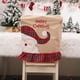 thumbnail image 3 of Yuarrent Funda para silla de comedor de Navidad bordada Lino Papá Noel Cartas Manga Antimacassar Favores de fiesta Antideslizante Barra de funda Kits de decoración para fiestas Papá Noel Yuarrent HA069375-03, 3 of 6