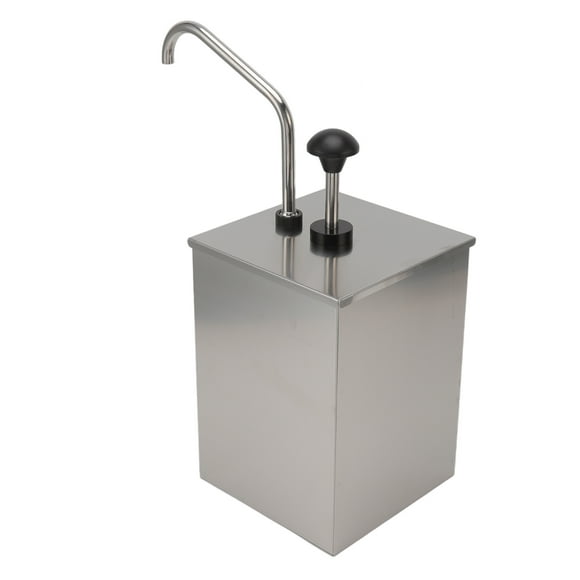 Soy Sauce Pump Dispenser, Large Capacity Syrup Pressing Pump 4L For Milk Tea Shop
