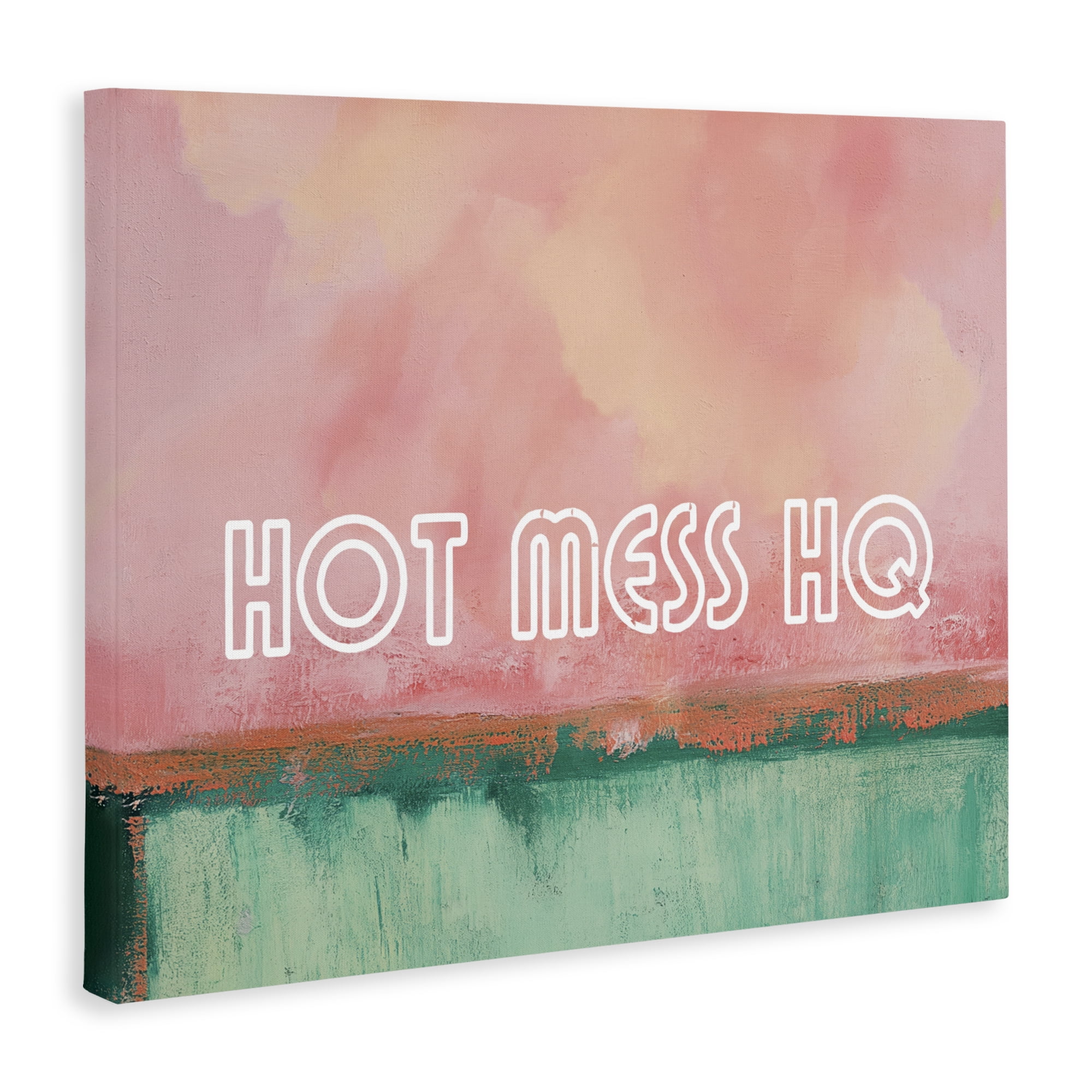 Stupell Industries Hot Mess Headquarters Canvas Wall Art, design by Gina Kelly