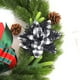 thumbnail image 5 of Flores navideñas de tela tejida negra | Juego de 5 piezas para coronas y adornos para árboles | Adornos florales navideños de 13 cm | Accesorios festivos para el hogar, 5 of 6