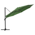 thumbnail image 4 of CorLiving 11.5ft Deluxe Offset Tilting Rotating Patio Umbrella with Aluminum Frame & Deluxe Base Weights, 4 of 9