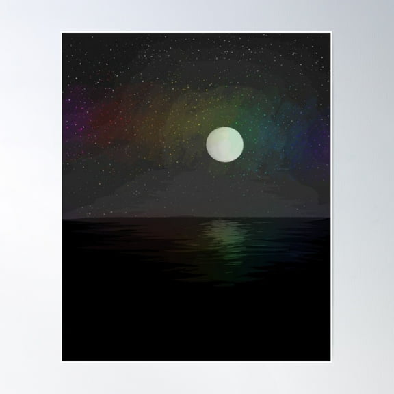 Hawaii Part Ii Poster Wall Art, Modern Wall Decor For Living Room Bedroom, 16x24 UNFRAMED