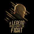 thumbnail image 2 of Men's Star Trek: Picard A Legend Never Leaves the Fight Picard  Graphic Tee Black Large, 2 of 5
